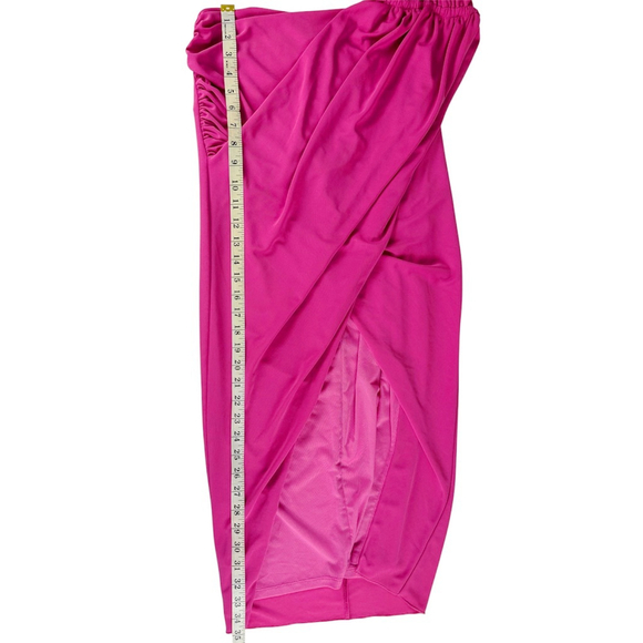 Revolve NBD Finnleigh Midi Asymmetrical Cutout Dress Women’s Size Small Fuchsia - Picture 5 of 9